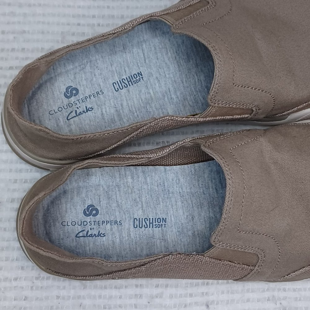 Cloudsteppers by Clarks Size 7.5 Mens New cream color - Picture 8 of 10